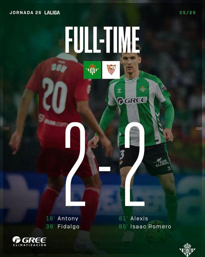 开云体育简介-西甲第26轮综述:皇马两连败落后巴萨4分,安东尼德比战倒勾破门